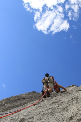 Mountain Climbing in Nordegg
